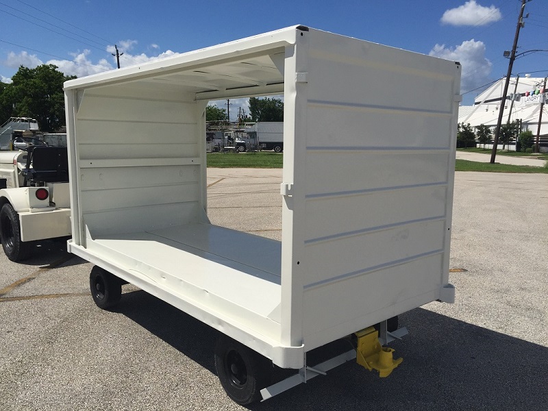 Covered baggage carts 5,500 lbs capacity