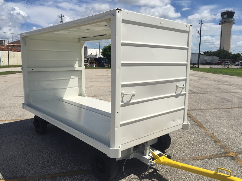 Covered baggage carts 5,500 lbs capacity