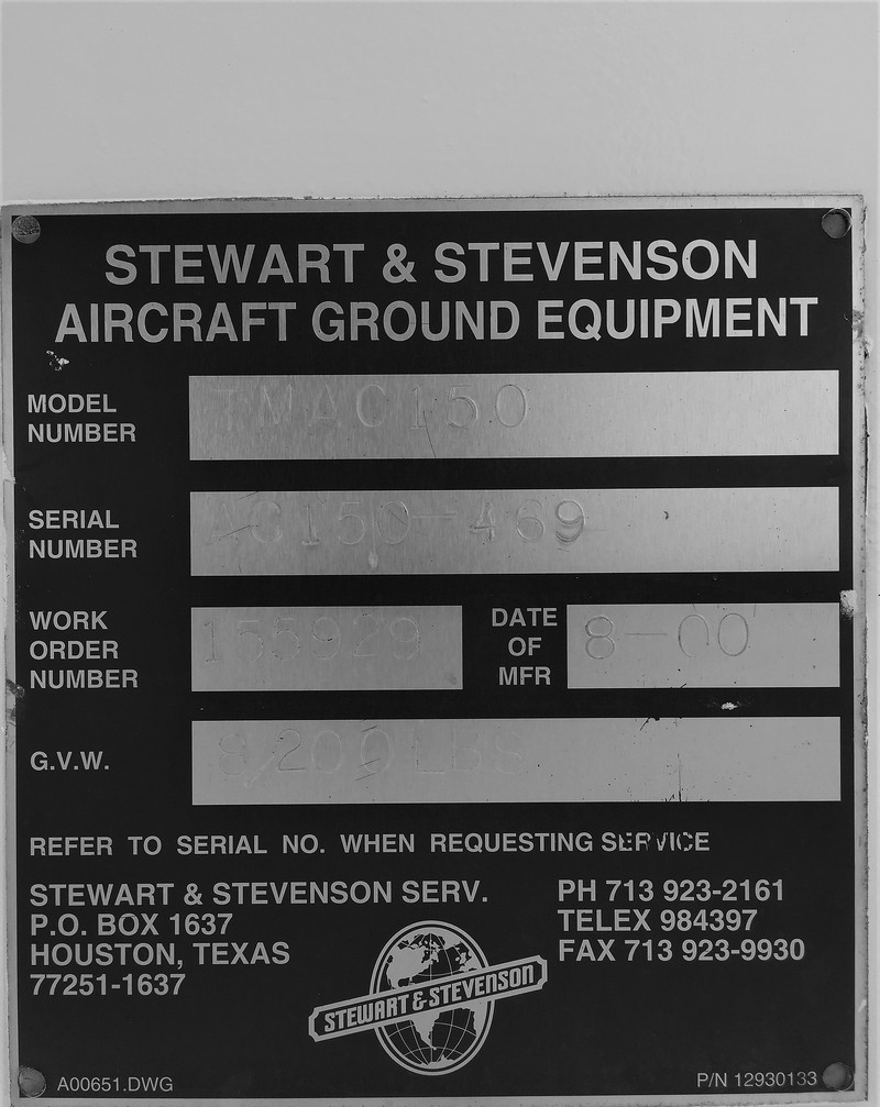 Stewart & Stevenson Air Start Unit – Model: TMAC-150