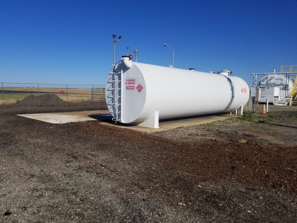 12,000 Gallon UL-142 AvGas Fuel Tank