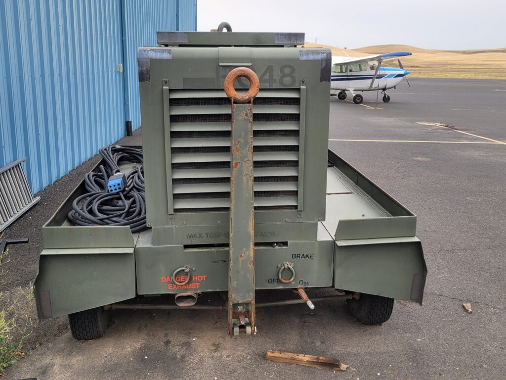 1983 Hollingsworth 72KW 400HZ GPU Generator Set