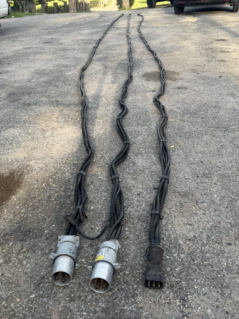 ACCA2050 Male Female A/C Aircraft Power Cable 400hz